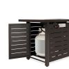 50,000 BTU Steel LP Gas Propane Fire Pit with Auto Ignition