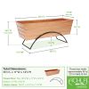 Odette Copper Flower Box and Stand