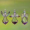 Large Hanging Acrylic Angel Ornaments in 3 Assorted Styles