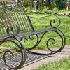 "Tatiana" Iron Rocking Garden Bench
