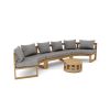 Comma Shaped Modular Deep Seating Set