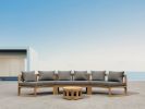 Comma Shaped Modular Deep Seating Set