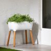 Scandinavian Elevated Raised Smart Drainage Planter Bed