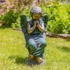 "Evie" Angel Statue Sitting and Praying