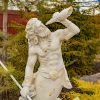 "Peter" the Merman Garden Statue with Seashell Spyglass