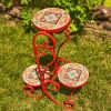 International City Mosaic Plant Stands