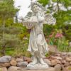 Angel Statue with Birdbath "Jazmin"