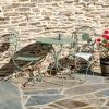 "Le Chardenoux 1908" Three Piece Metal Bistro Set