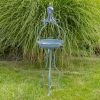 Birdbath with Ceramic Sailor Ball Accent "Mizu"