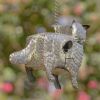 Galvanized Hanging Animal Shaped Birdhouses