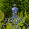 Birdbath with Ceramic Sailor Ball Accent "Mizu"