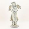 "Nicole" the Magnesium Angel Statue Holding Cat